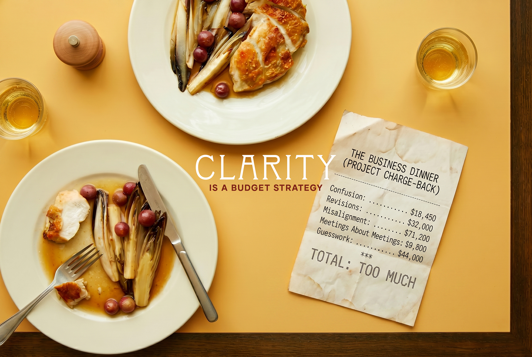 Clarity Is a Budget Strategy